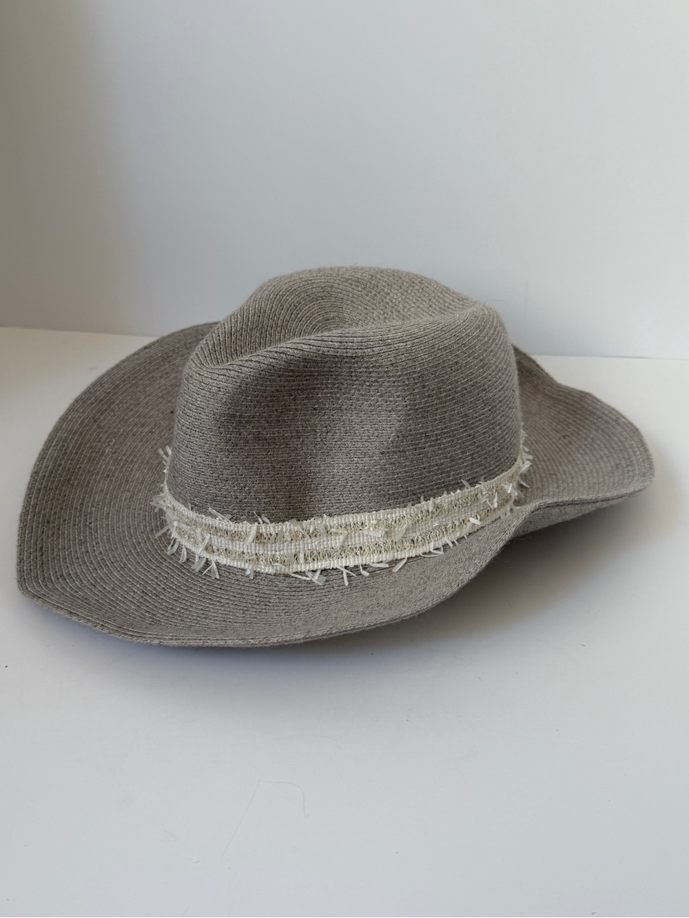 Eugenia Kim Woven Straw Cowboy Fedora Sun Hat